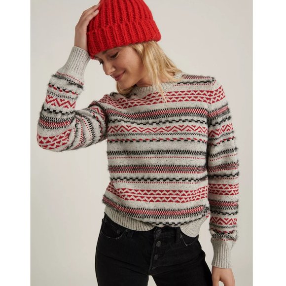 Lucky Brand Striped Fairisle Sweater. - Picture 4 of 7